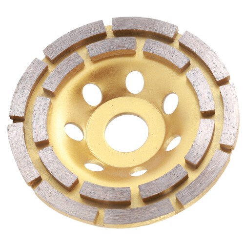Diamant-Schleiftopf Rad Doppelreihe Beton Granit 1