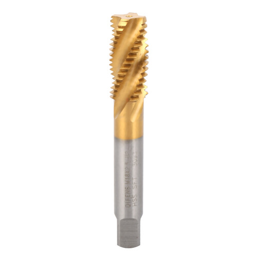 HSS Gewindebohrer M18x2,5 Gold/Silber Hochgeschwindigkeit