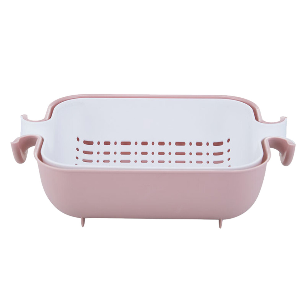 Wielofunkcyjny Dwuwarstwowy Kosz Ociekowy Na Owoce I Warzywa-image