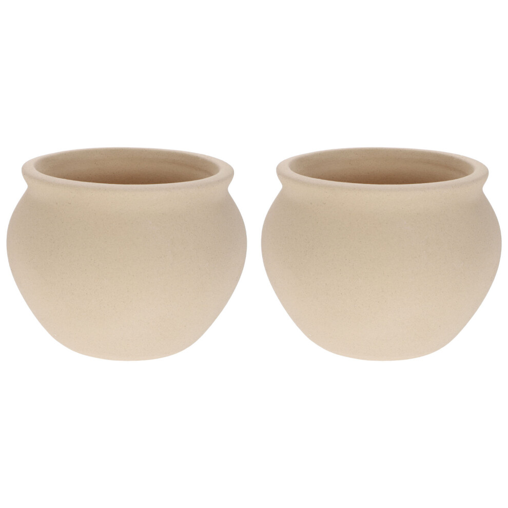 2 Sztuki Doniczki Ceramiczne Kwiaty I Do Sadzenia RośLin-image