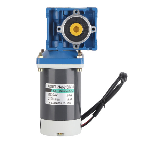 (5 DC24V) Schnecken-Getriebemotor DC Edelstahl 90W 2100U/min 15:1 DC24V