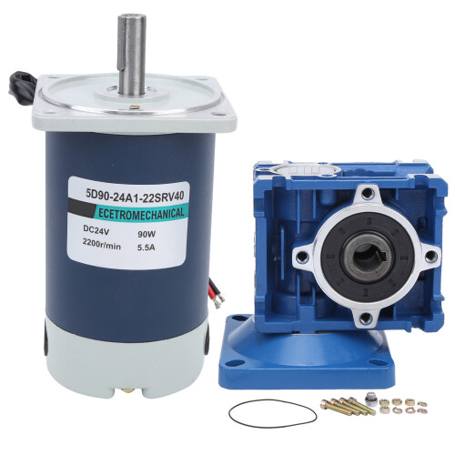 (20 DC24V) Getriebemotor DC 90W 2200U/min Edelstahl 12V