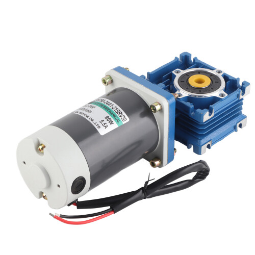 (5 DC24V) Schnecken-Getriebemotor DC Edelstahl 90W 2100U/min 15:1 DC24V 1