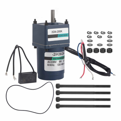 (200) 6W-Getriebemotor 220V Festgeschwindigkeit 2
