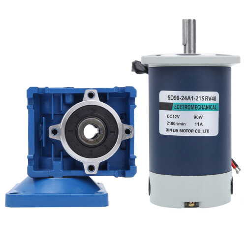 (25 DC12V) Getriebemotor DC 90W 2200U/min Edelstahl 12V 1