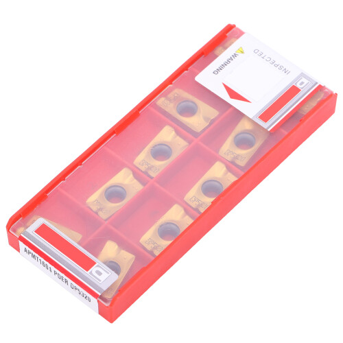 10Pcs Cemented Carbide Milling Insert PVD Coating APMT1604 1
