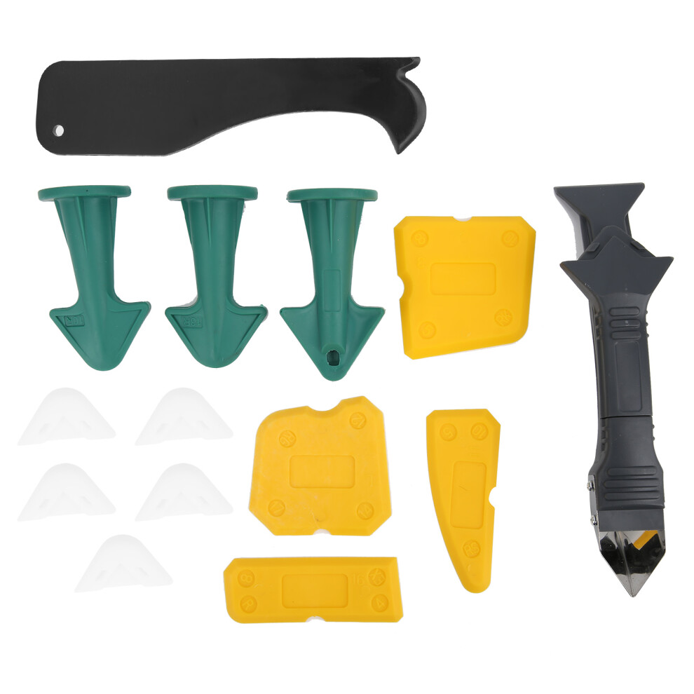 13Pcs Caulking Finisher Tools Plastic Glue Scraper Sealing Nozzles 610830907990