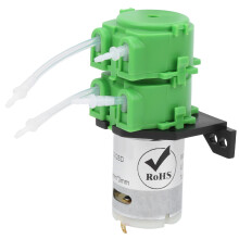 (DC12V) Peristaltikpumpe Mini Dual-Dosierkopf 1x3mm DC12V