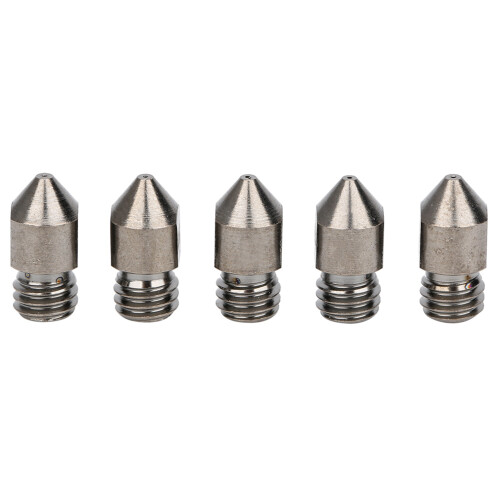 (0.8mm) 5Pcs 3D printer nozzle set 0.2-1.0mm hardened steel 0.4mm