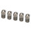 (0.5mm) 5Pcs 3D Printer Nozzle Hardened Steel 0.2mm 2