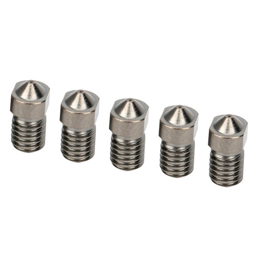 (0.5mm) 5Pcs 3D Printer Nozzle Hardened Steel 0.2mm 1