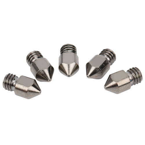 (0.2mm) 5Pcs 3D printer nozzle set 0.2-1.0mm hardened steel 0.4mm 1