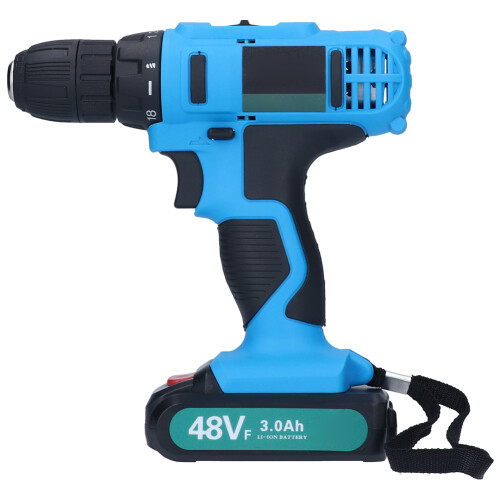48VF Cordless Impact Hammer Drill Rechargeable Adjustable Power Tool 2