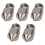 (0.2mm) 5Pcs 3D printer nozzle set 0.2-1.0mm hardened steel 0.4mm 3