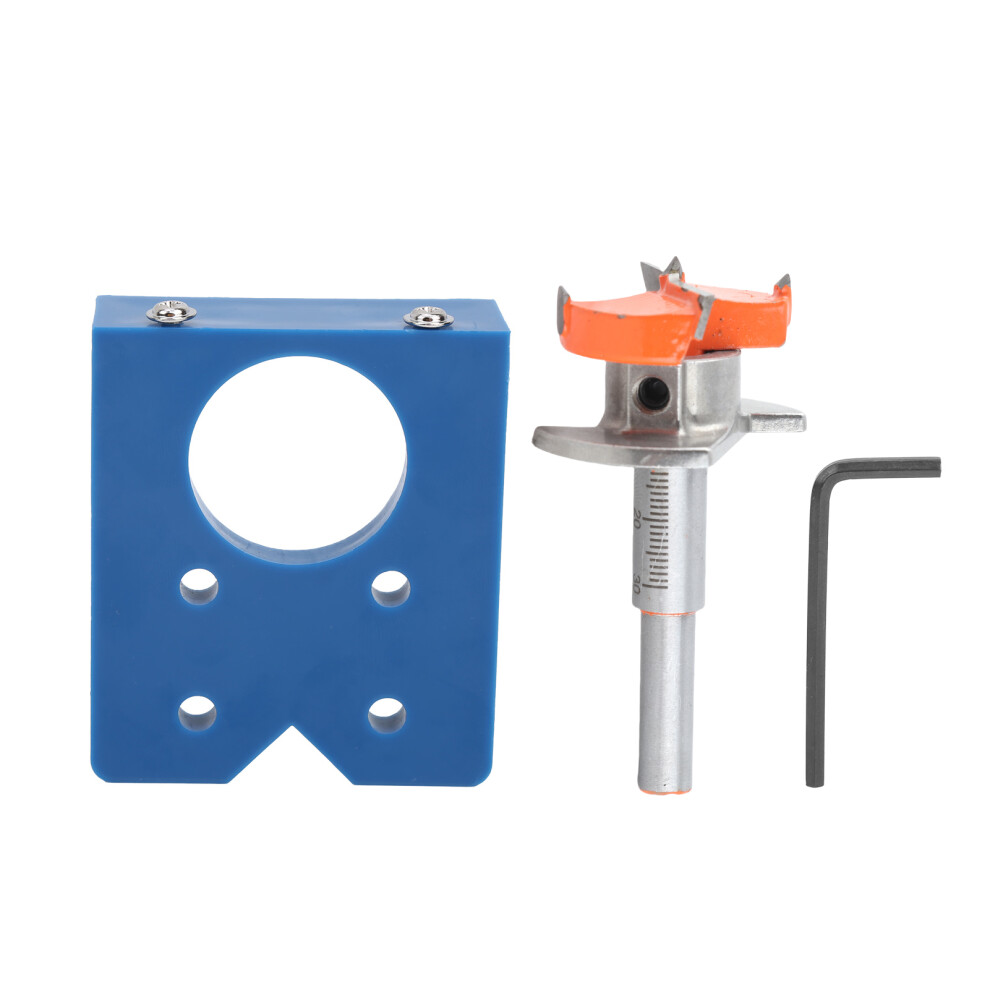 Hinge Hole Opener Door Boring Jig 35Mm Woodworking Tool 610830904470