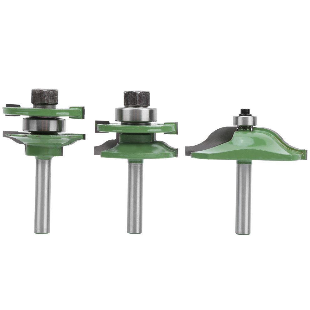 2Pcs 8Mm Shank Cutter Panel Raiser Router Bit Woodworking Tools 610830904883