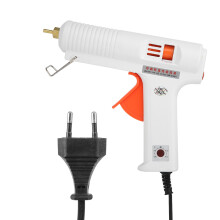 (EU Plug) Heißklebepistole 150W, temperaturverstellbar, weiß