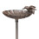 Gusseiserne Vogeltränke mit Pfahl 6