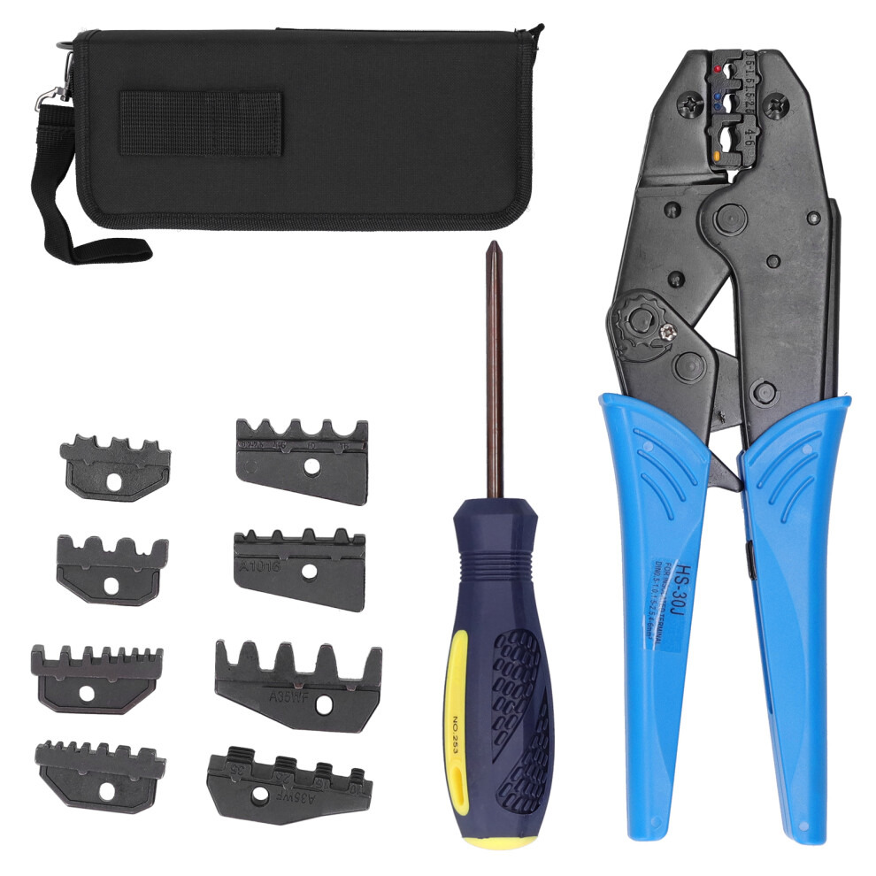 Crimper Pliers Portable Multi Jaw Wire Terminal Crimping Tool Hs-30J 610830899837