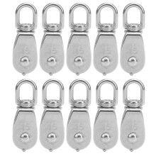 10x M15-Rolle, 304-Edelstahl, Drahtseil, rostfrei