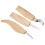 Tragbares Holzschnitzmesser-Set Werkzeug 3