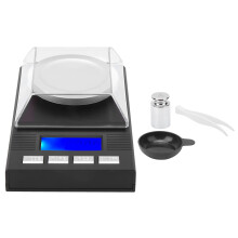 Digitale Juwelenwaage 0.001g/50g, tragbar für Gold & Münzen