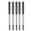 5Pcs Brad Point Drill 4 Flute Woodworking Tool 12mm 1