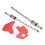 Linear Slide Rail Guide Double Z-Axis Kit for Ender-3 3D Printer 3