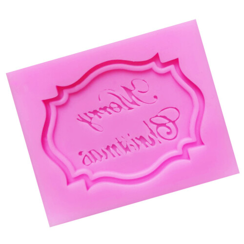 Merry Christmas Letter Molds Chocolate Cake Decorating Tools DIY 2