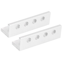2pcs 40mm LShaped Aluminum Channel 4 Hole Accessory Parts