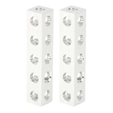 Alu-Extrusionsprofil 8x8mm 5 Löcher 2Stk. 3106-0005-0040