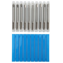 10x M7 x 1 HSS-Gewindebohrer Set gerade Schneide