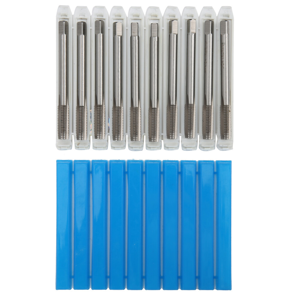 10Pcs M7 X 1 Highspeed Steel Thread Tap Set Straight Flute 610830898700