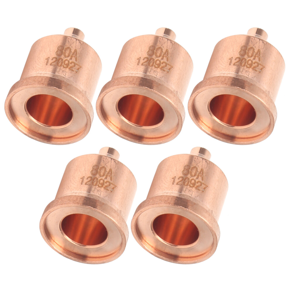 5Pcs Plasma Red Copper Nozzle Cutting Torch Tips 120927 610830900236