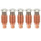 5Pcs Plasma Torch Electrode Copper High Temp Resistance 220971 1