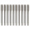 10x M7 x 1 HSS-Gewindebohrer Set gerade Schneide 5