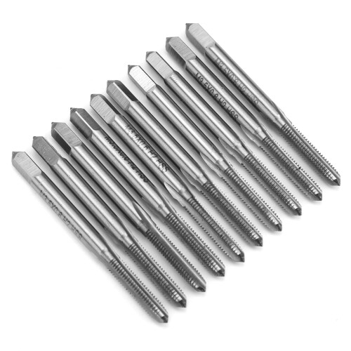 10x M3.5x0.6 HSS-Schneidbohrer gerade Flanke 2