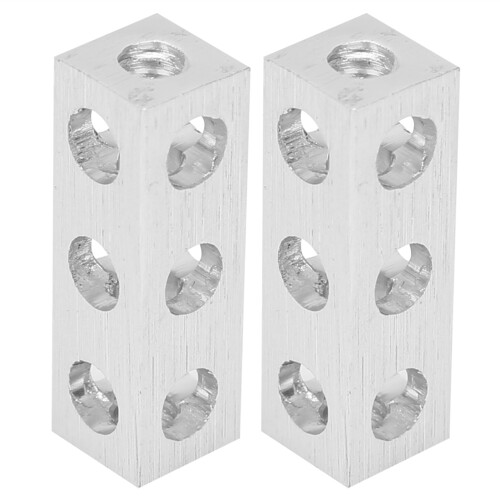2x 8x8x24mm 3-Loch-Querbalken Roboterzubehör 2