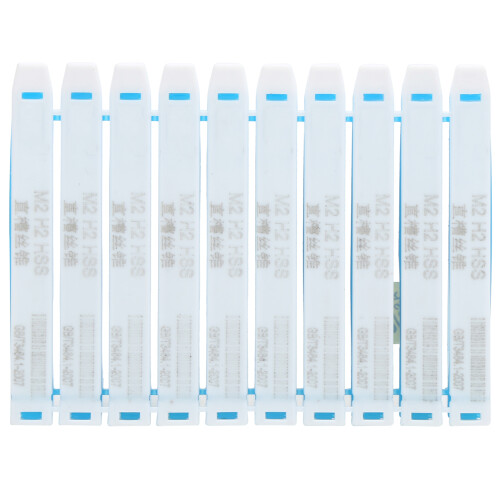 10Pcs Tap Drill HSS Straight Flute M2 W6542 1