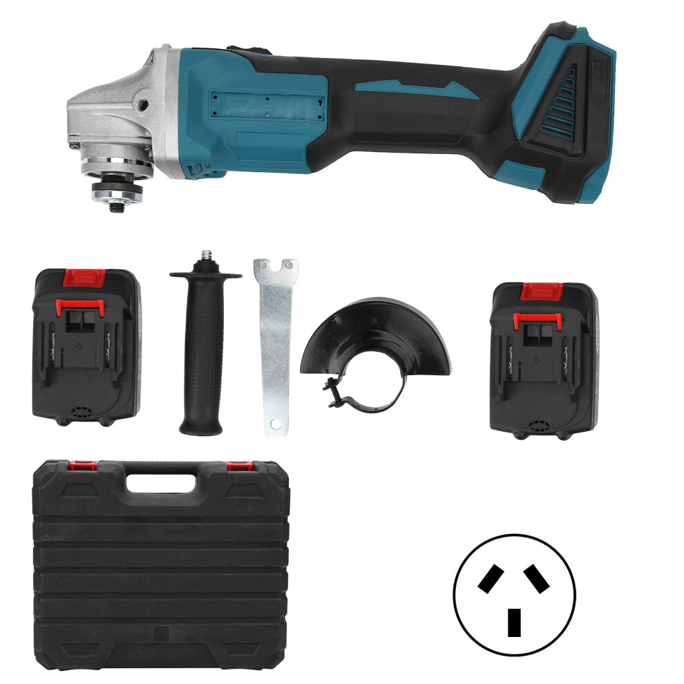 (Au Plug) Brushless Angle Grinder Rechargeable Lithium Battery 110-240V Uk Plug 610830892593