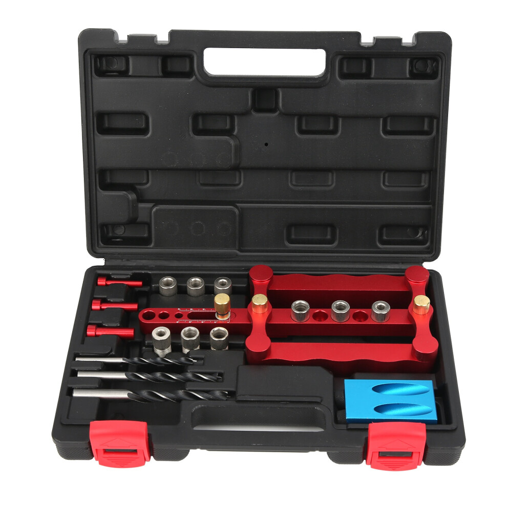 Aluminum Alloy Punch Locator Set With Scale For Woodworking 610830898229