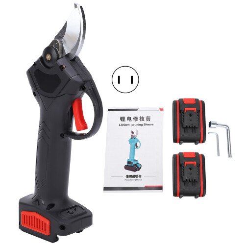 (US Plug) Electric Pruning Shears Garden Cordless Fruit Tree Branch Cutter