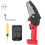 (EU Plug AC220V) Electric Chain Saw Red Mini Rechargeable 1