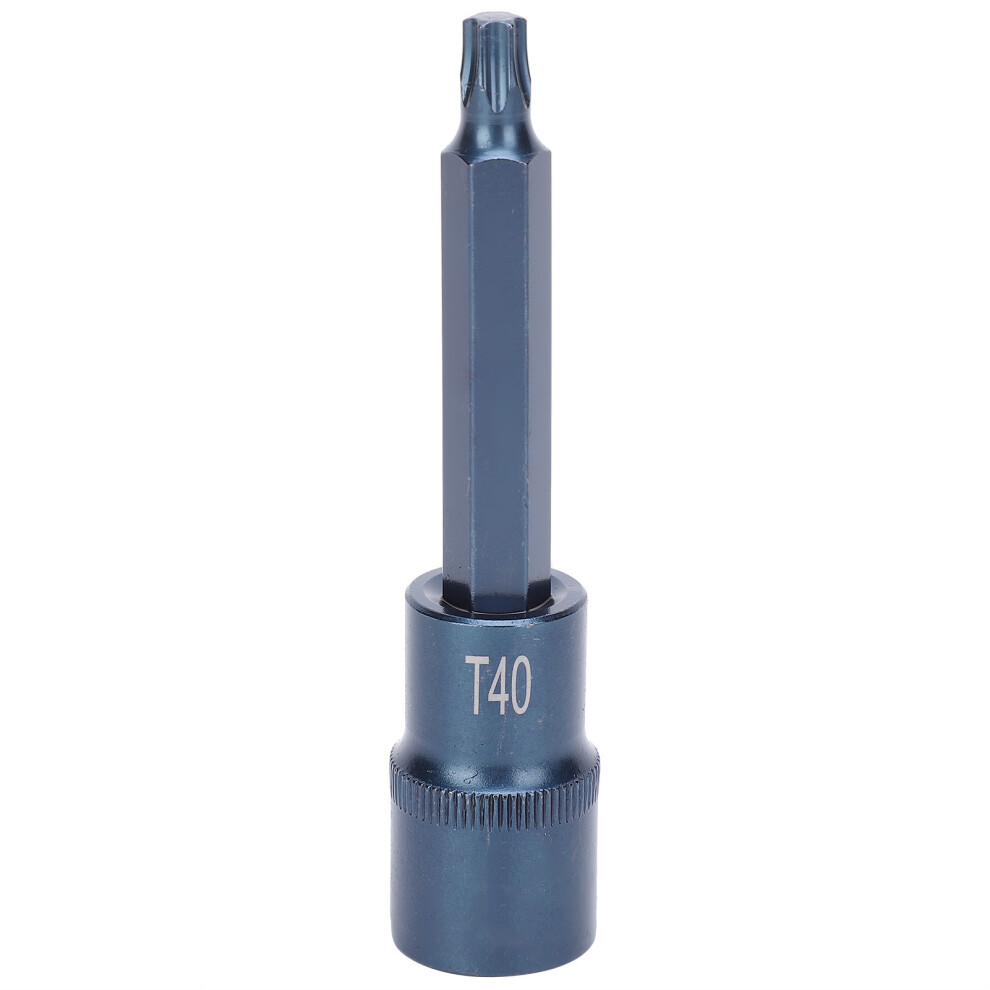 Socket Bit Star Rustproof S2 Alloy Steel Blueing Screwdriver 100Xt40 610830890001