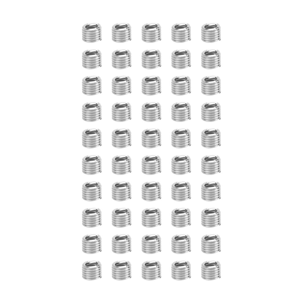 (1.5D) 50Pcs Wire Thread Insert Screw Bushing Repair Tool 1/4In-20 Us 610830891268