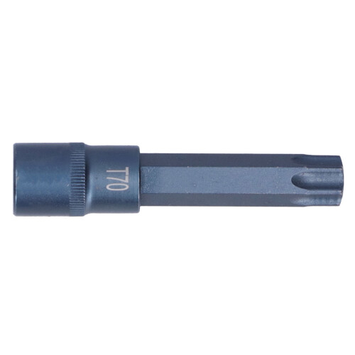 Steckbitze S2 Stahl 1/2" 100mm T70 blau