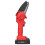 (EU Plug AC220V) Electric Chain Saw Red Mini Rechargeable 2