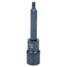 Steckbitze S2 Stahl 1/2" 100mm T30 blau