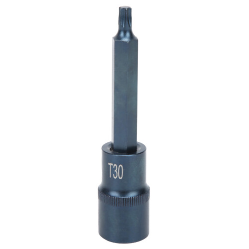 Steckbitze S2 Stahl 1/2" 100mm T30 blau
