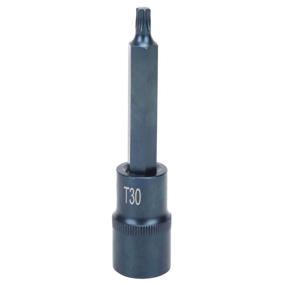 Socket Bit S2 Alloy Steel 1/2" 100X T30 Blueing-image-OPC-PMCJ9XQ-NEW